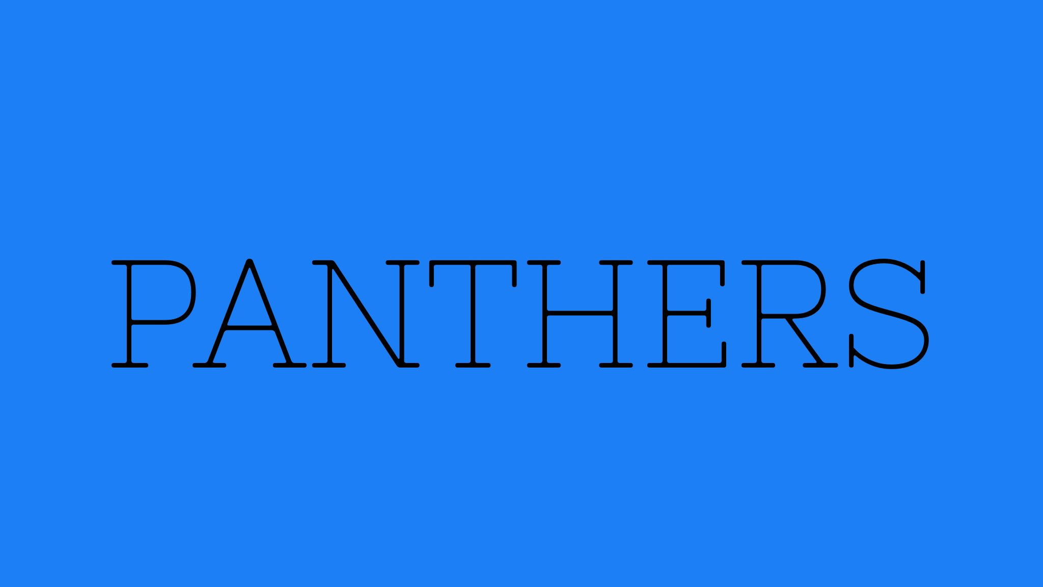 Carolina Panthers logo